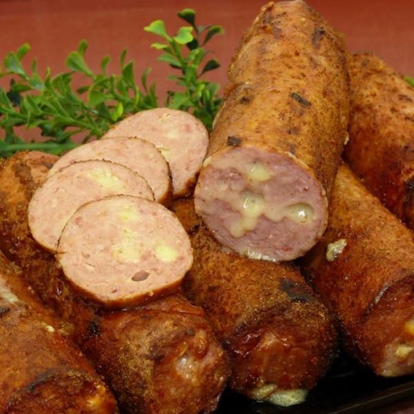 Grillworst met kaas