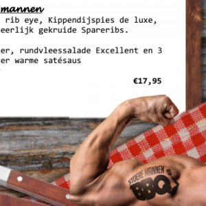 stoere mannen bbq
