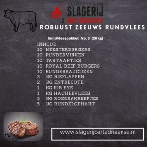 Rundvleespakket 3 20kg