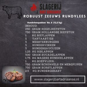 Rundvleespakket 8 12,5kg