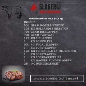 Rundvleespakket 9 12,5kg