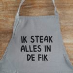 Schort Ik Steak alles in de fik