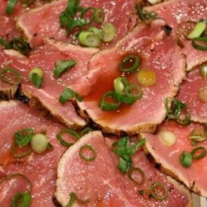 Beef tataki onopgemaakt